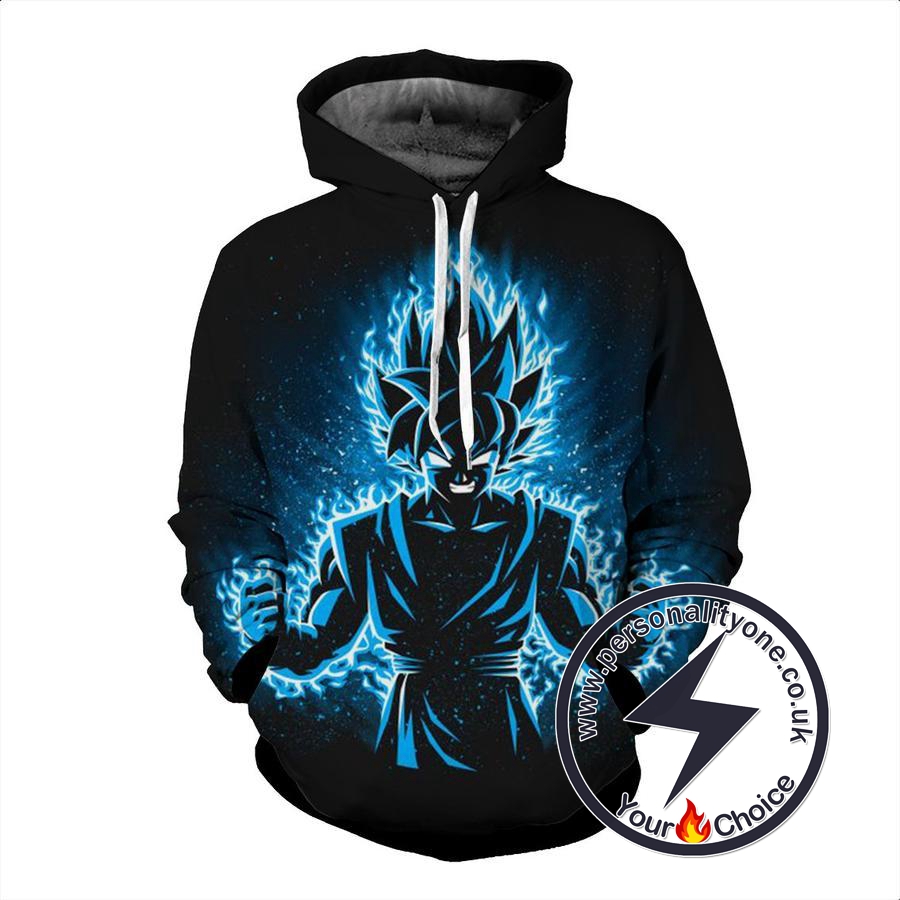 Dragon Ball Z - Goku SSJ Blue 3D - Hoodies